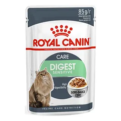 Royal Canin Digest Sensitive In Gravy Pouch konservai katėms, jautriam virškinimui, 85g