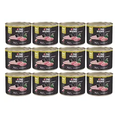 PAN MIĘSKO Kalakutas su žąsimi drėgna maistas katėms 12x200 g