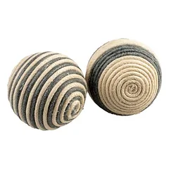 Duvo+ Katzenspielzeug Rope Bälle grau