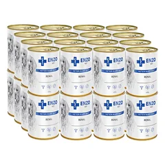 ENZO VET Inkstų dietos inkstų ligoms gydyti su jautiena šunims 32x400g