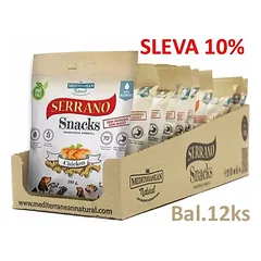 Serrano Užkandis Šuo Vištiena 100 g (12 vnt.)