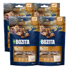 BOZITA Meaty Bites ančių skanėstas šunims 4x70g