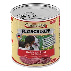 Classic Dog Adult mėsos troškinys Pur, konservai 6 x 800 g, drėgnas maistas šunims — 4 nuotrauka