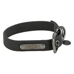 TRIXIE CityStyle antkaklis, PVC, S-M: 30-37 cm/20 mm, juodas parduotuvėje ramiosblusos.lt