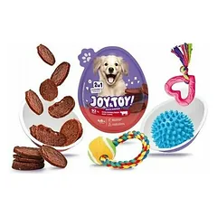 Joy & Toy Dog Snack Surprise, skanėstai šunims, jautienos monetos — 3 nuotrauka