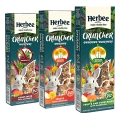 HERBEE kramtukas graužikams ir triušiams 3x115g