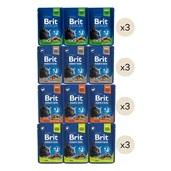 Brit Premium konservai sterilizuotoms katėms rinkinyje 12 vnt. — 2 nuotrauka