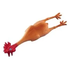 Šunų žaislas, lateksinė višta, cypsinti, S, 16 cm — 2 nuotrauka