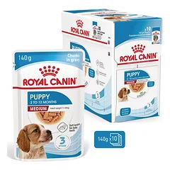Royal Canin Medium Puppy padaže, drėgnas maistas šunims — 3 nuotrauka
