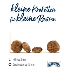Happy Dog Sensible Mini Neuseeland sausas maistas šunims — 3 nuotrauka