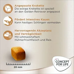 Concept for Life Golden Retriever Adult sausas maistas šunims, > 10 kg — 5 nuotrauka