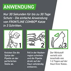 Frontline® Combo Spot-On katėms, 3 pipetės x 0,5 ml — 5 nuotrauka