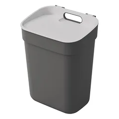 Curver šiukšliadėžė FLIP BIN"9L Sidabrinė/grafitinė photo