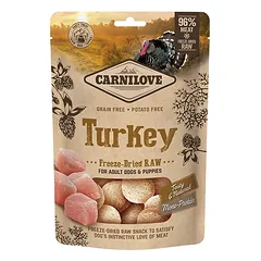 Carnilove Turkey šaltyje išdžiovinti skanėstai šunims 60 g