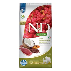 FARMINA N&D QUINOA - DOG Dry SKIN&COAT Duck&Coconut ADULT MED&MAX 7 kg