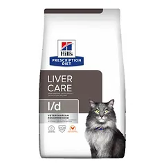 Hill's Prescription Diet Cat L/D Liver Care, veterinarinis maistas katėms 1,5 kg