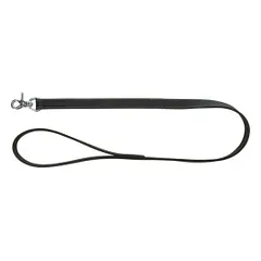 Trixie Rustic rieb. odos pavadys Heartbeat, M-L 1m/20mm, juodas