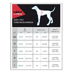 Rukka® Form Neon petnešos, rožinės, Dydis L: 80–130 cm krūtinės apimtis, 40 mm pločio — 5 nuotrauka