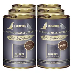 Escapure Buffalo Pure - wet food for dogs and cats, 100% buffalo