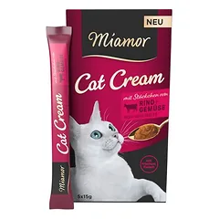 Miamor Cat Cream Rind + Gemüse