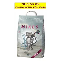 MIKEŠ Premium baltas sušokantis 10 kg