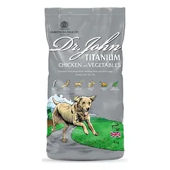 Dr John Titanium su višta – Active ir Junior, sausas maistas šunims — 4 nuotrauka