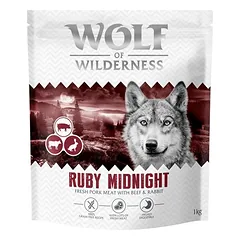 Wolf of Wilderness "Ruby Midnight" su jautiena ir triušiena – begrūdis sausas maistas šunims, > 10 kg — 3 nuotrauka