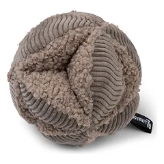 DISTRICT 70 BOBBY užimtumo žaislas - kamuolys šunims 13 cm., rusvas