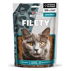 PAN MIĘSKO Filetai Skumbrė skanėstas katei 100 g