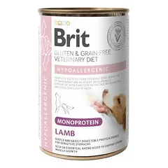 Brit GF Veterinary Diets Dog Can Hypoallergenic Monoprotein Lamb 400 g