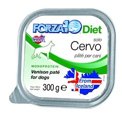 Forza10 Solo Diet Venison drėgnas maistas šunims, su maisto netoleravimu ir alergijomis, 300 g