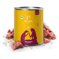 Herrmann's Classic ekologiškas meniu, drėgnas maistas šunims 6 x 800 g — 2 nuotrauka