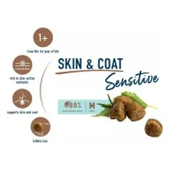 Happy Cat visavertis pašaras suaugusioms katėms puoselėjantis odą ir kailį Sensitive Haut&Skin, 1,3 kg — 2 nuotrauka