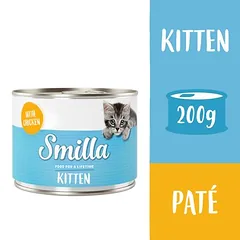 Smilla Kitten drėgnas maistas kačiukams 6 x 200 g — 3 nuotrauka