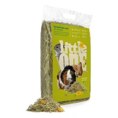 Little One kalnų šienas su kiaulpienėmis graužikams, 400 g
