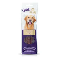 Apeti Dog Medium & Large Breeds mėsos lazdelės su ėriena, skanėstai šunims 45 g