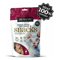 Dr Malou Cat Freeze-Dried Duck Breast Meat Cubes 50g