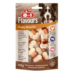 8in1 Flavours mėsos skanėstai šunims, 100 g