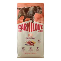Carnilove True Fresh sausas pašaras su jautiena šunims - Pet24