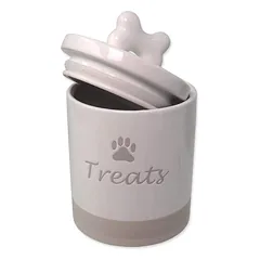 Dog Fantasy sandarus keramikinis skanėstų indas, 1500ml — 3 nuotrauka