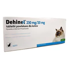 Dehinel 230 mg/20 mg tabletės katėms 4 tab.