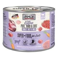 MAC's Cat Kitten drėgnas maistas kačiukams 6 x 200 g