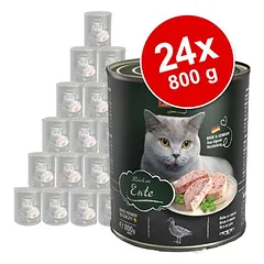 Sparpaket Leonardo Katzenfutter All Meat 24 x 800 g