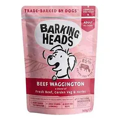 Barking Heads Beef Waggington konservai su jautiena šunims 300g x 10vnt. — 2 nuotrauka