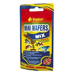 Tropical Mini Wafers Mix maistas dugninėms žuvims 18 g — 3 nuotrauka