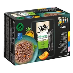 Sheba Nature's Collection padaže 12 x 85 g, drėgnas maistas katėms