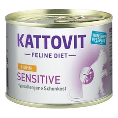 Kattovit Sensitive konservai 185 g, drėgnas maistas katėms — 2 nuotrauka