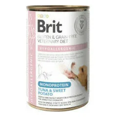Brit GF Veterinary Diets Dog Can Hypoallergenic Monoprotein su tunu, veterinarinis maistas šunims 400 g — 2 nuotrauka