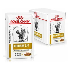 Royal Canin Vet VD Urinary S/O Moderate Calorie veterinarinis drėgnas maistas katėms 12x85g