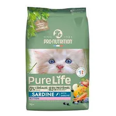 Pro Nutrition Pure Life kitten Sardine sausas maistas jauniems kačiukams su sardinėmis, 2 kg nuotrauka